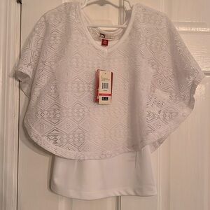 LEI White shirt NWT girls 4/5